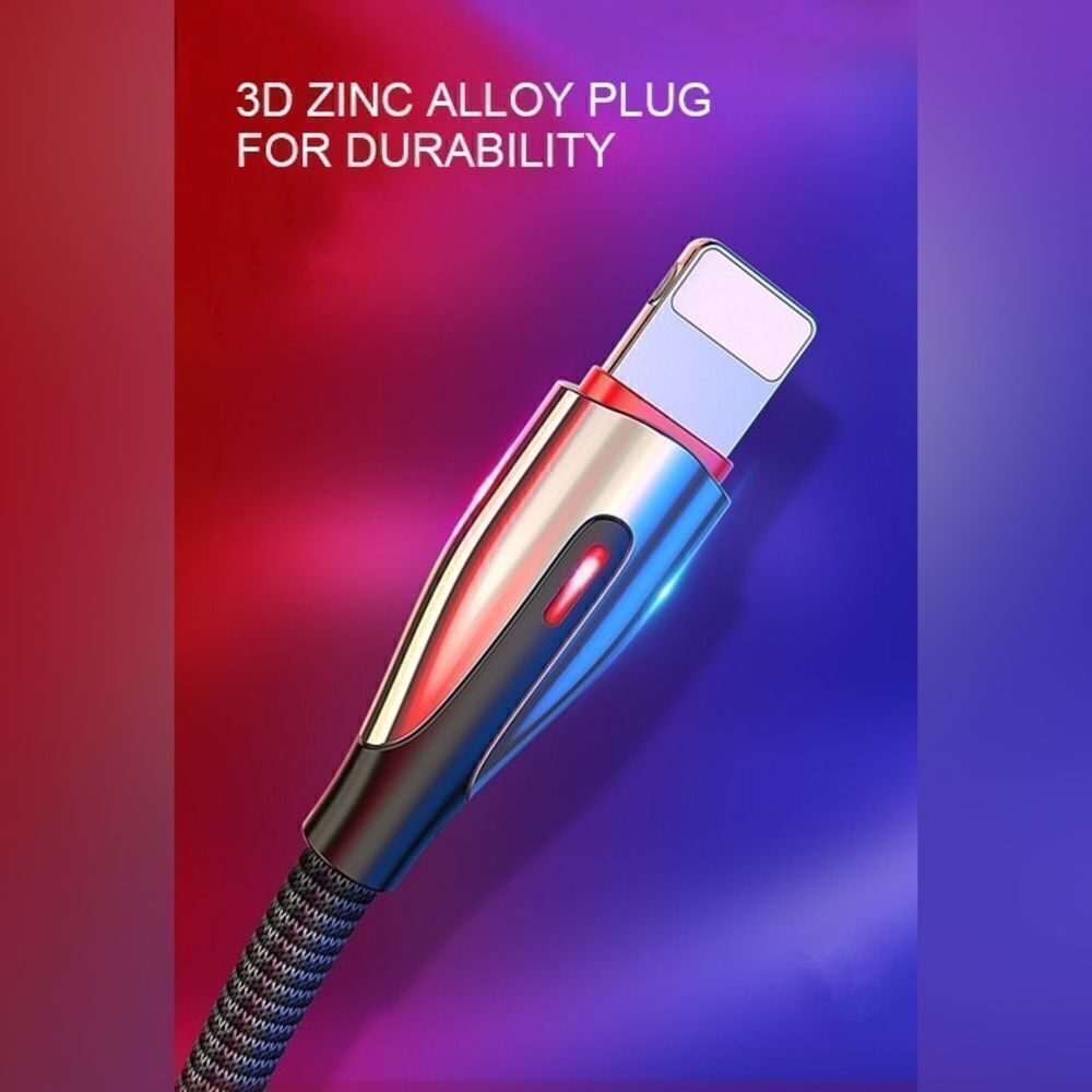 2x Pack Durable iPhone Cable, 4FT long